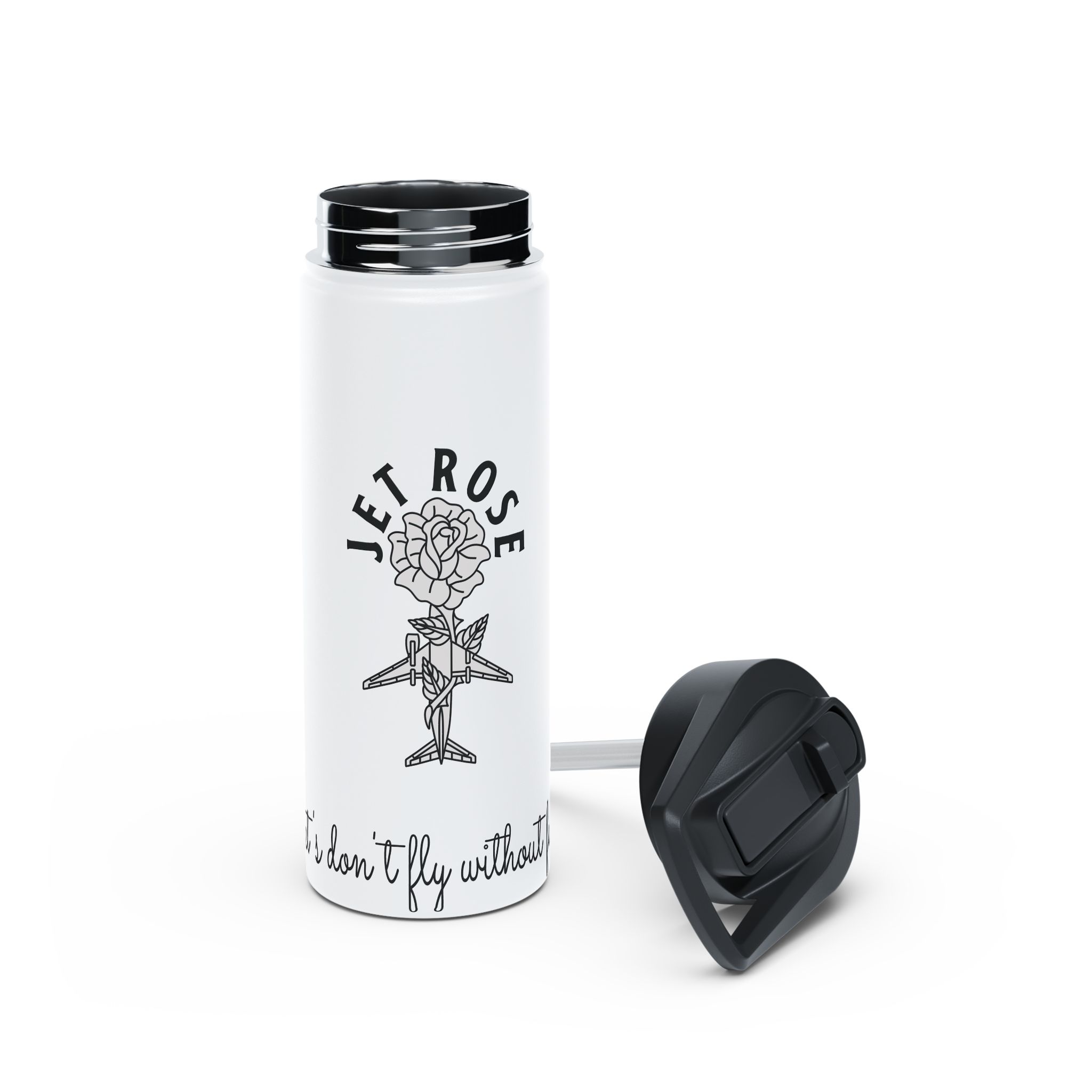 Jet Rose Travel Bottle